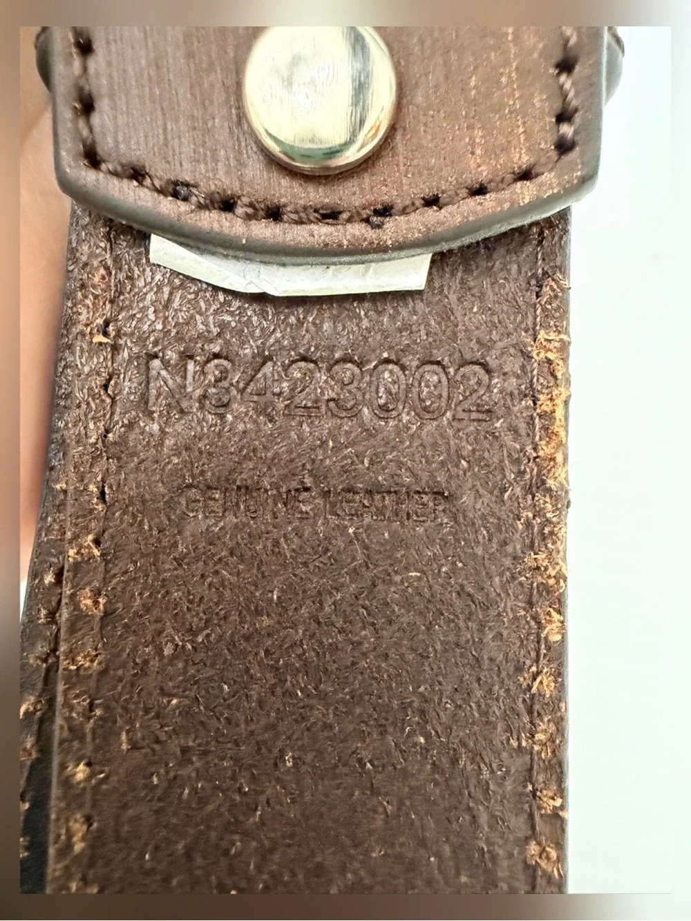 Nocona Leather Women's Nocona Distressed Scroll Triquoise Cross Buckle Belt - L